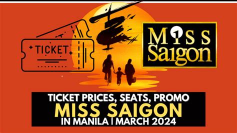 miss saigon manila 2024 ticket price|Miss Saigon Manila 2024 Ticket Prices, Promotions & Seating Chart.